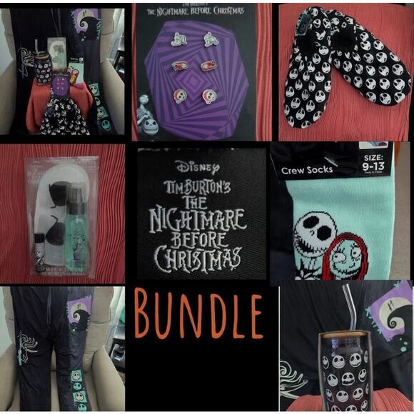 Nightmare Before Christmas Gift Set Jack Skellington And Sally - Picture 5 of 15